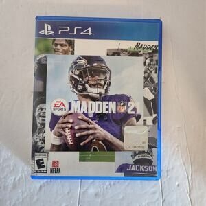 Madden NFL 21 PS4 Sony PlayStation 4 Brand Used